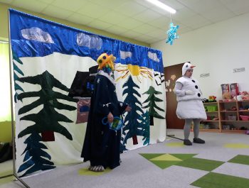 Bałwankowy teatrzyk w naszym przedszkolu ! :)
